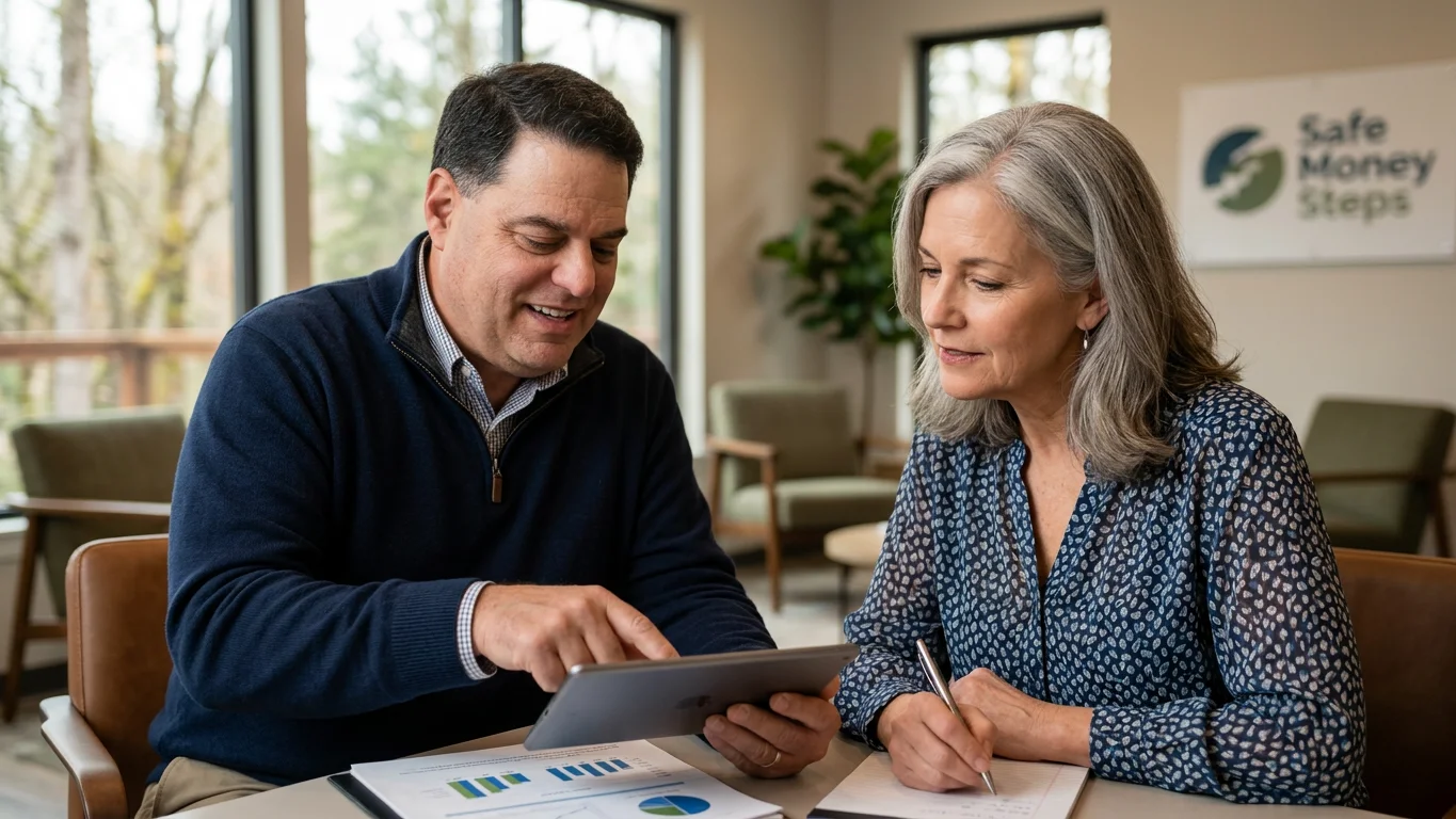 infographic illustrating fixed, indexed, variable, and deferred annuity options—guaranteed lifetime income in Florida