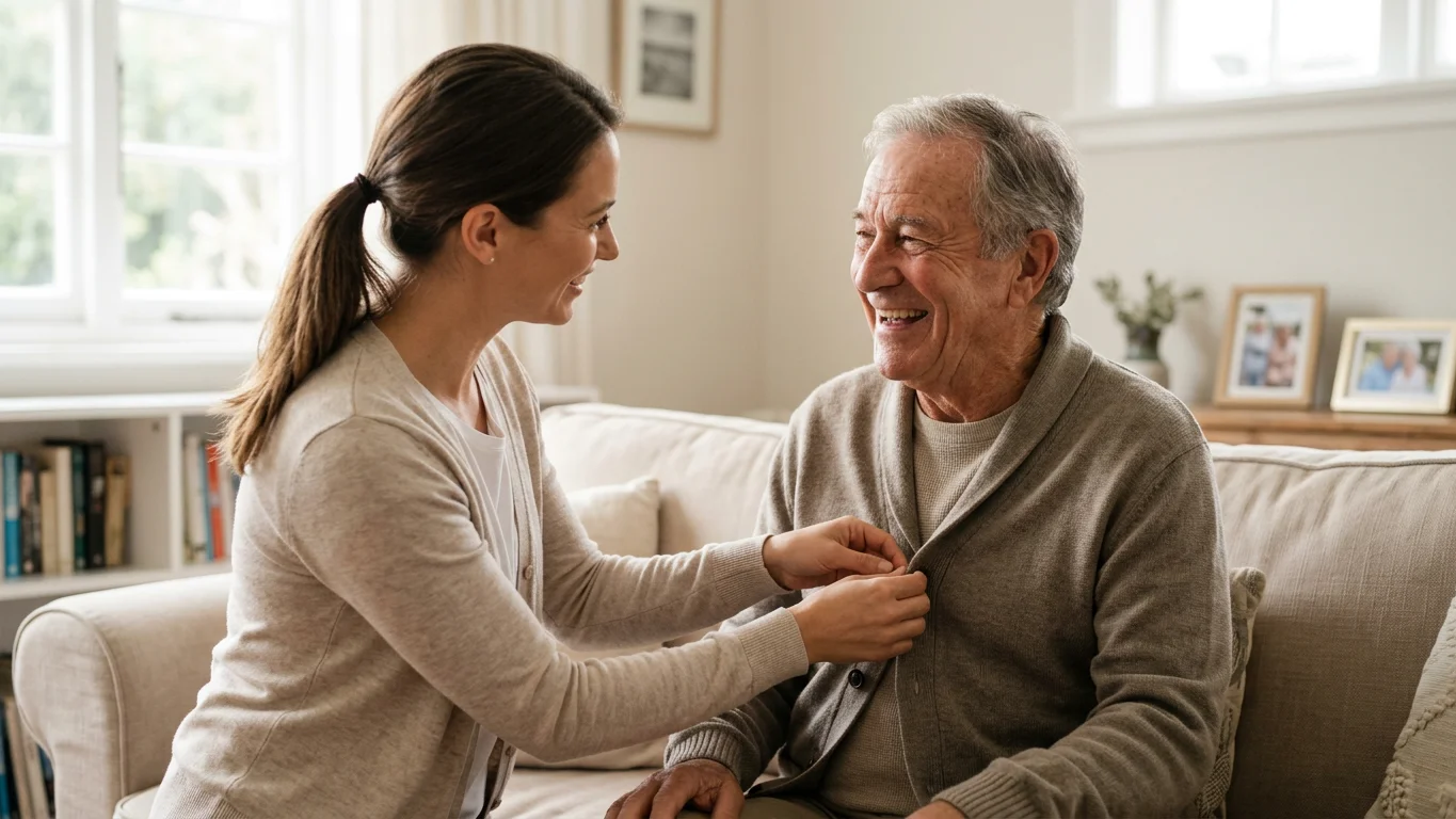 Adult reading long-term care insurance policy at home office, thinking about surprises of long-term care insurance cost in Florida