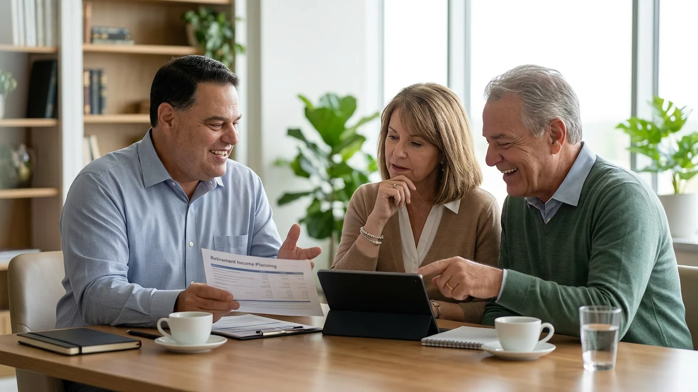 Financial advisor explaining annuities for retirement income in Tampa